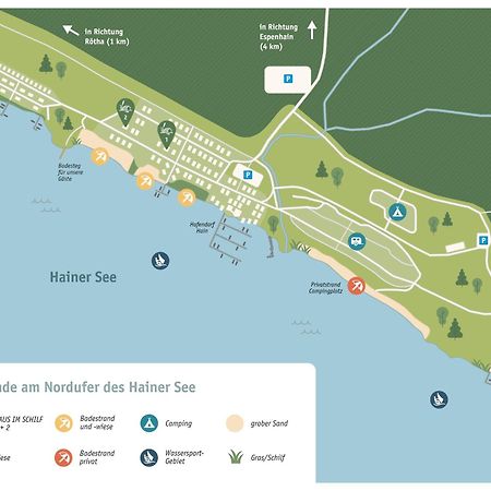 Haus Im Schilf 1 - Ferienwohnungen Am Hainer See Bei Leipzig Neukieritzsch Экстерьер фото