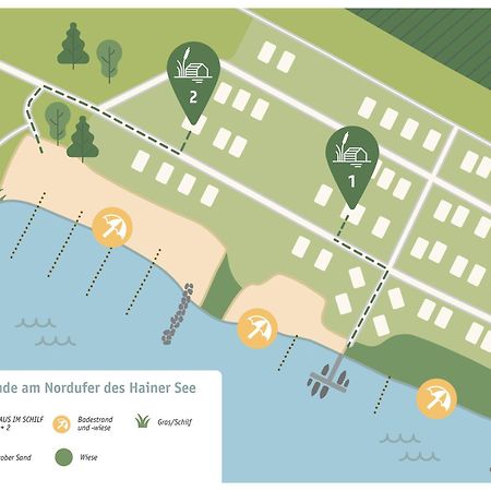 Haus Im Schilf 1 - Ferienwohnungen Am Hainer See Bei Leipzig Neukieritzsch Экстерьер фото