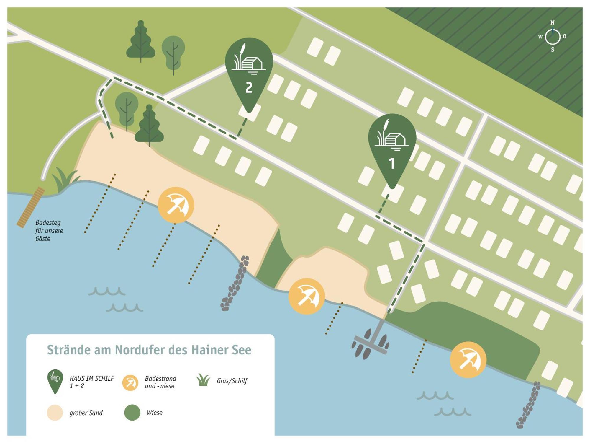 Haus Im Schilf 1 - Ferienwohnungen Am Hainer See Bei Leipzig Neukieritzsch Экстерьер фото